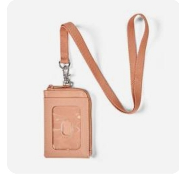 thirty-one Handbags - Thirty-One Coral Peach Lanyard Wallet